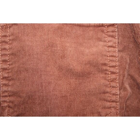 Gap High Rise Corduroy Stride Wide-Leg Pants brown button fly size 30/10 - Picture 10 of 11